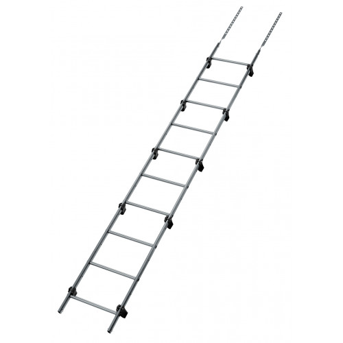Лестница кровельная Grand Line RAL 7040 2,76м